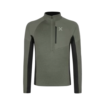 MONTURA - MAGLIA THERMAL GRID 2 ANORAK 49 VERDE SALVIA MMZP77X