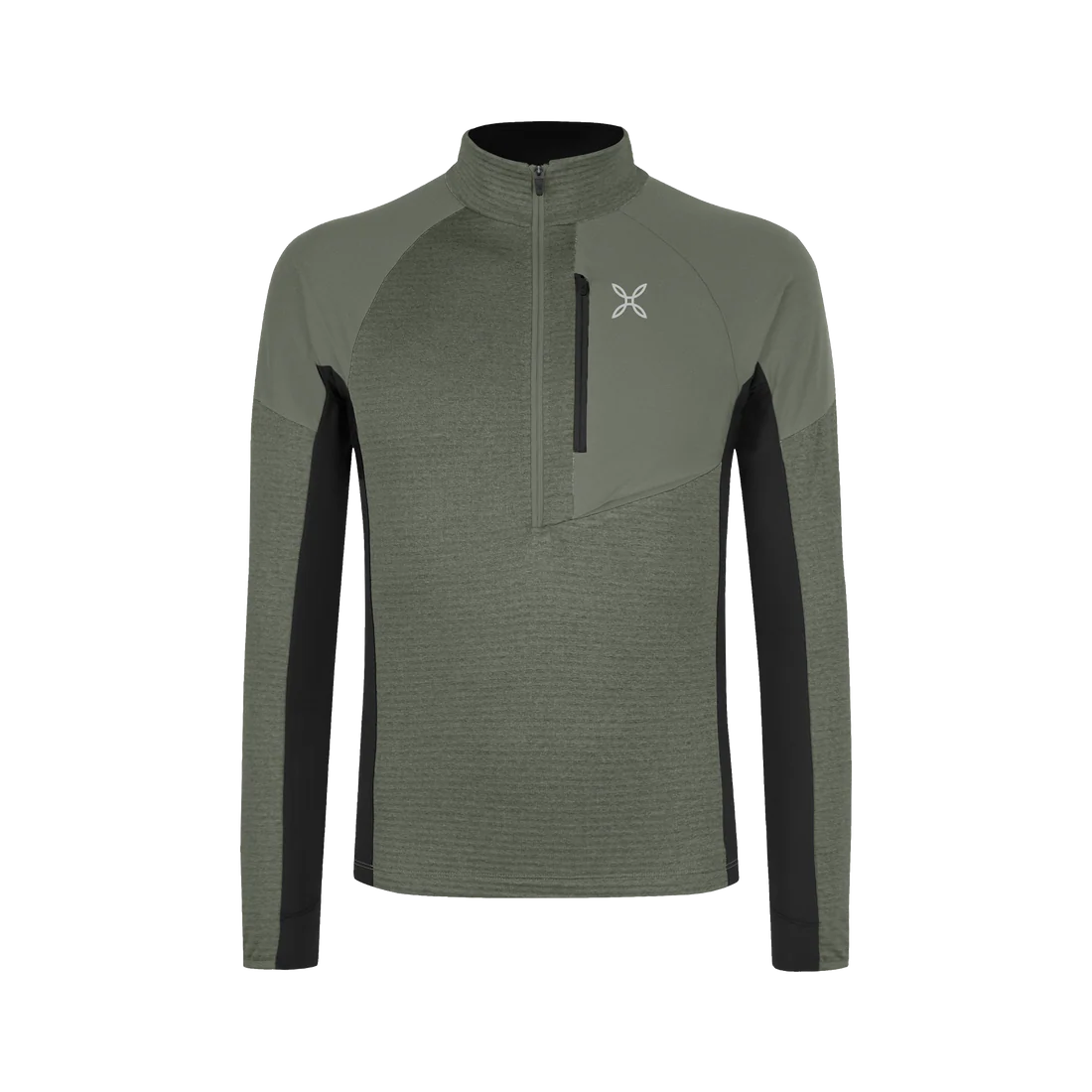 MONTURA - MAGLIA THERMAL GRID 2 ANORAK 49 VERDE SALVIA MMZP77X