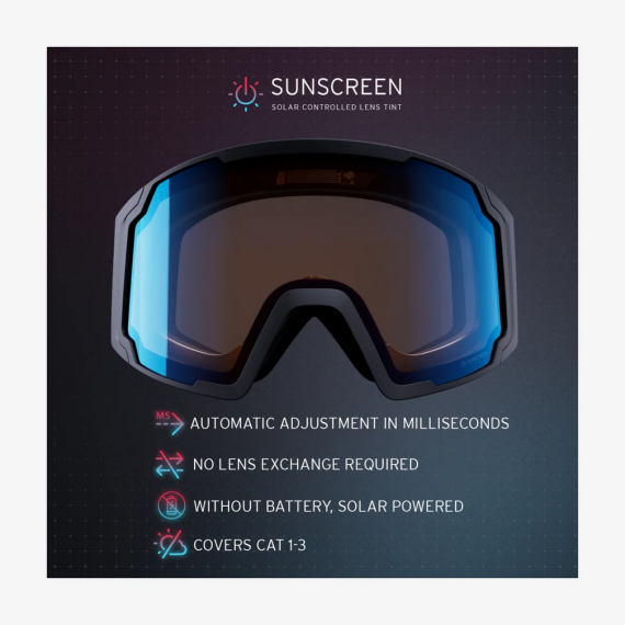 HEAD - MASCHERA NEVES SUNSCREEN  BLACK 391425 - immagine 3