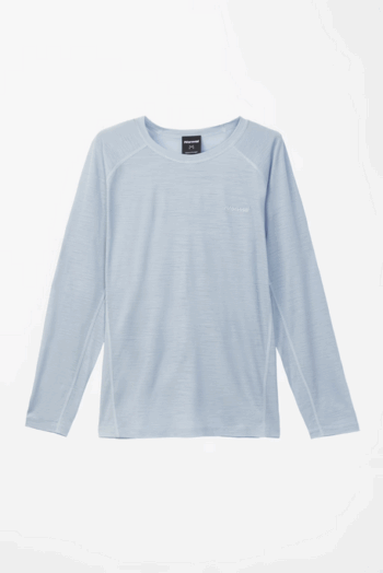 NNORMAL - MAGLIA DONNA MERINO L/S  002 BLUE N2CWML1