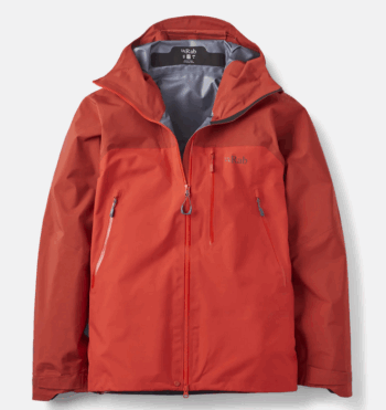 RAB - GIACCA LATOK MOUNTAIN GTX  TUD/TUSCAN RED DARK HORIZON QWI-42