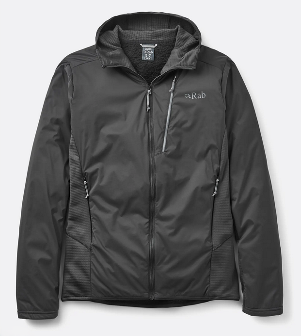 RAB - GIACCA ASCENDOR SUMMIT HOODY BLK/BLACK QFG-56