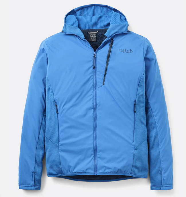 RAB - GIACCA ASCENDOR SUMMIT HOODY MYB/MAYA BLUE QFG-56