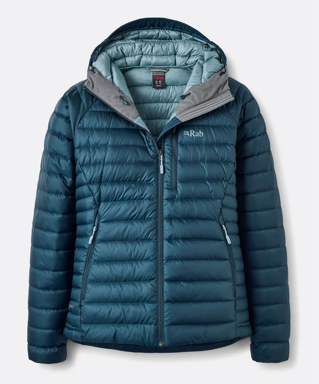 RAB - GIACCA DONNA MICROLIGHT ALPINE TMB/TEMPEST BLUE QDB-13