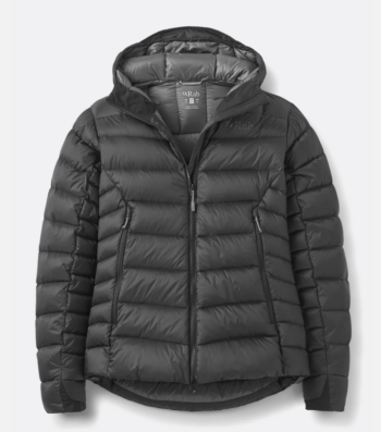 RAB - GIACCA DONNA ELECTRON PRO HOODY BLK QDB-82