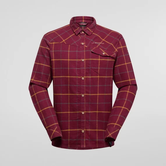 LASPORTIVA - CAMICIA RAMBLER LIGHT FLANNEL  REDWOOD/SAVANA ZACC014