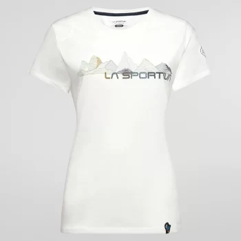 LASPORTIVA - T-SHIRT DONNA PEAKS  004004 CHALK ZACT082