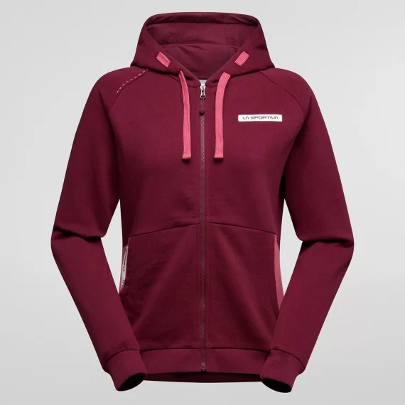 LASPORTIVA - FELPA DONNA KAOS HOODY  REDWOOD/ROSEBAY ZACW029