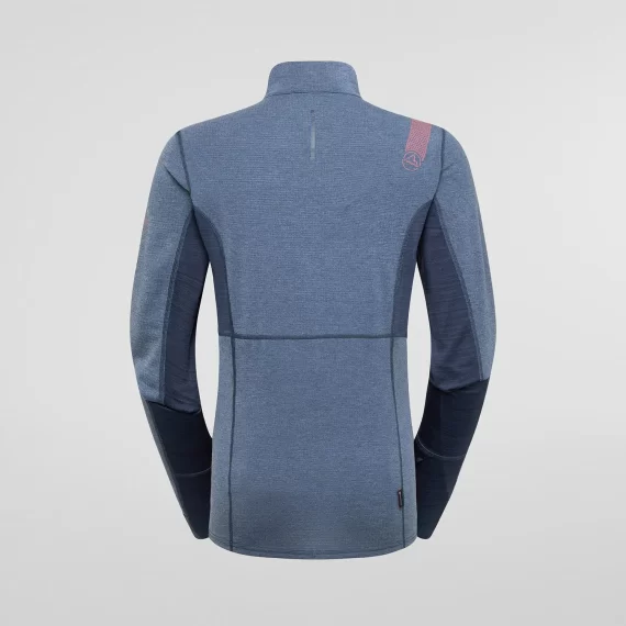 LASPORTIVA - T-SHIRT DONNA SWIFT LS ZIP  NIGHT/SKY ZARL007 - immagine 2