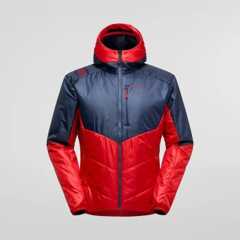 LASPORTIVA - GIACCA MYTHIC PRIMALOFT  NIGHT SKY/MOUNTAIN RED ZASJ088