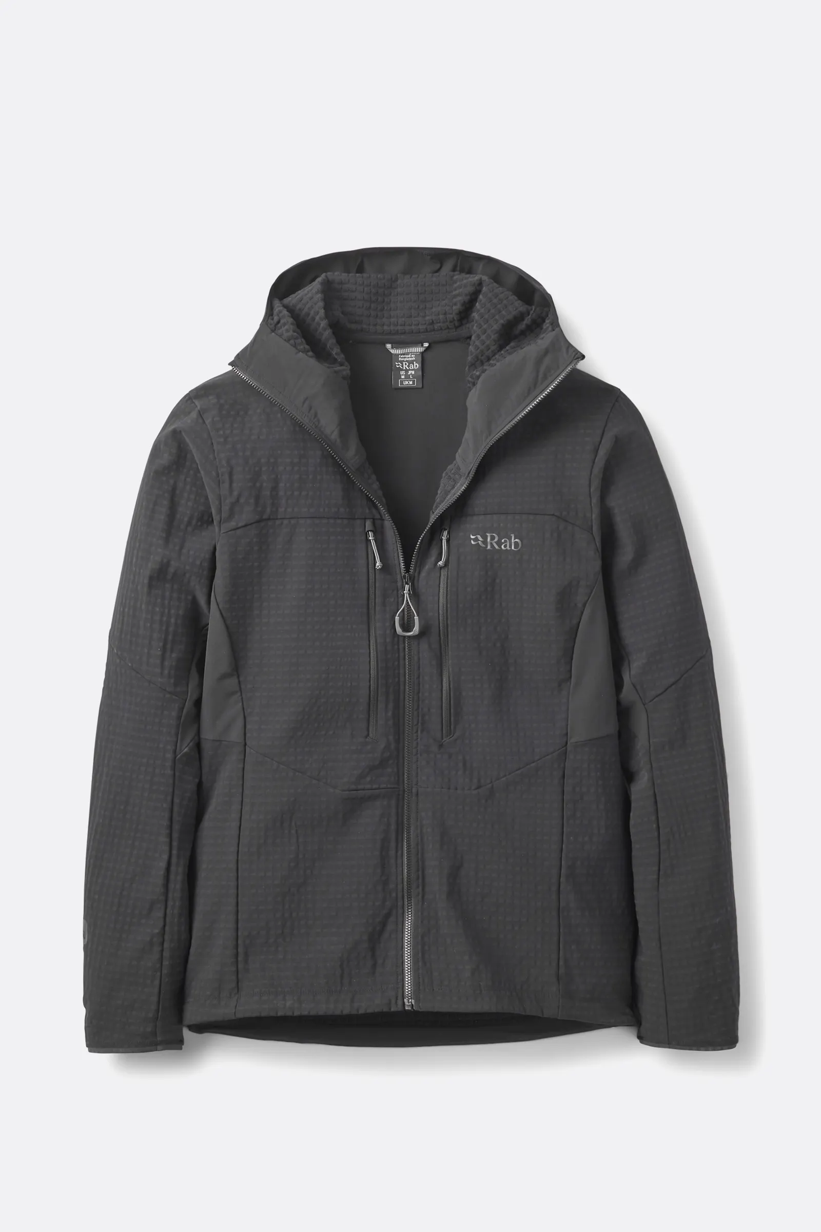 RAB - GIACCA ASCENDOR PRO HOODY BLK/BLACK QDB-87