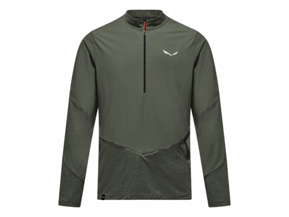 SALEWA - MAGLIA PEDROC DRY WIND HZ  5450 FADED GREEN 29172