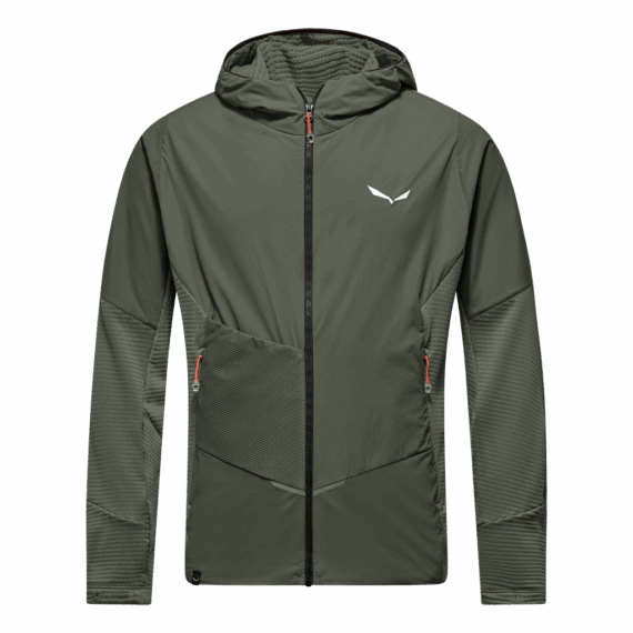SALEWA - GIACCA PEDROC PL WIND HOODY  5450 FADED GREEN 29170