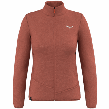 SALEWA - GIACCA DONNA PUEZ ROCCA HOODIE  1980 ETRUSCAN RED 29125