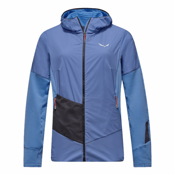 SALEWA - GIACCA DONNA PEDROC WIND HOODIE  3151 MORNING BLUE 29171