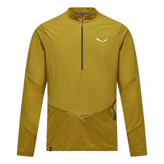 SALEWA - MAGLIA PEDROC DRY WIND HZ  5810 OLIVE OIL 29172