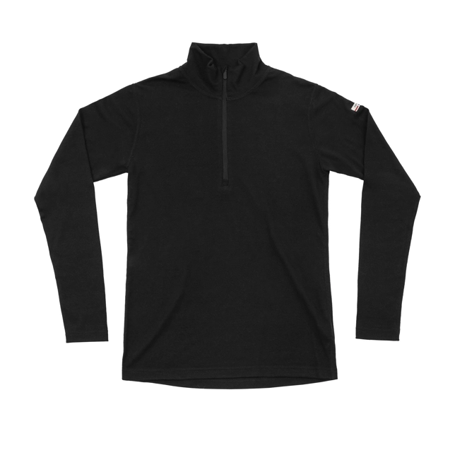 DEVOLD - MAGLIA DONNA BREEZE PLUS ZIP 950 BLACK GO183244