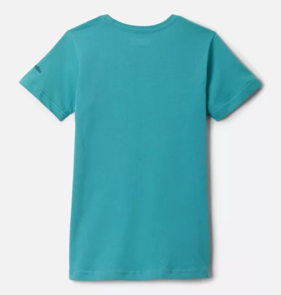 COLUMBIA - T-SHIRT JR MISSION LAKE SS  TEAL FOXY 1989791 - immagine 2