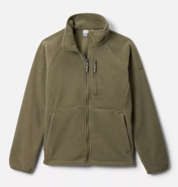 COLUMBIA - GIACCA JR FAST TREK IV FZ  STONE GREEN 2087792