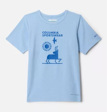 COLUMBIA - T-SHIRT JR TECH TRAIL  DARK STONE 2117161