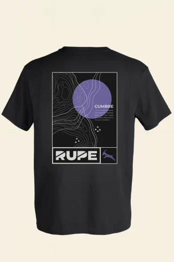RUPE - T-SHIRT COTONE RUPE  BLACK TX01