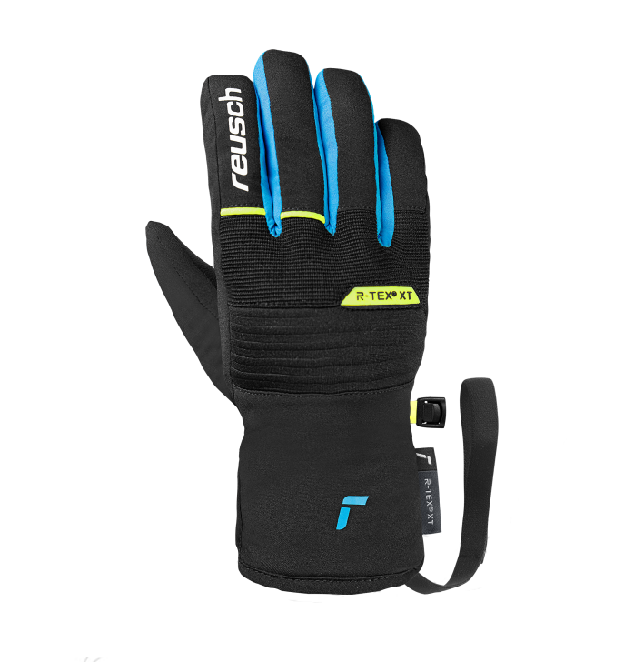 REUSCH - GUANTO JR BENJI R-TEX BLK/BLUE/SAFETY YELLOW 6561211