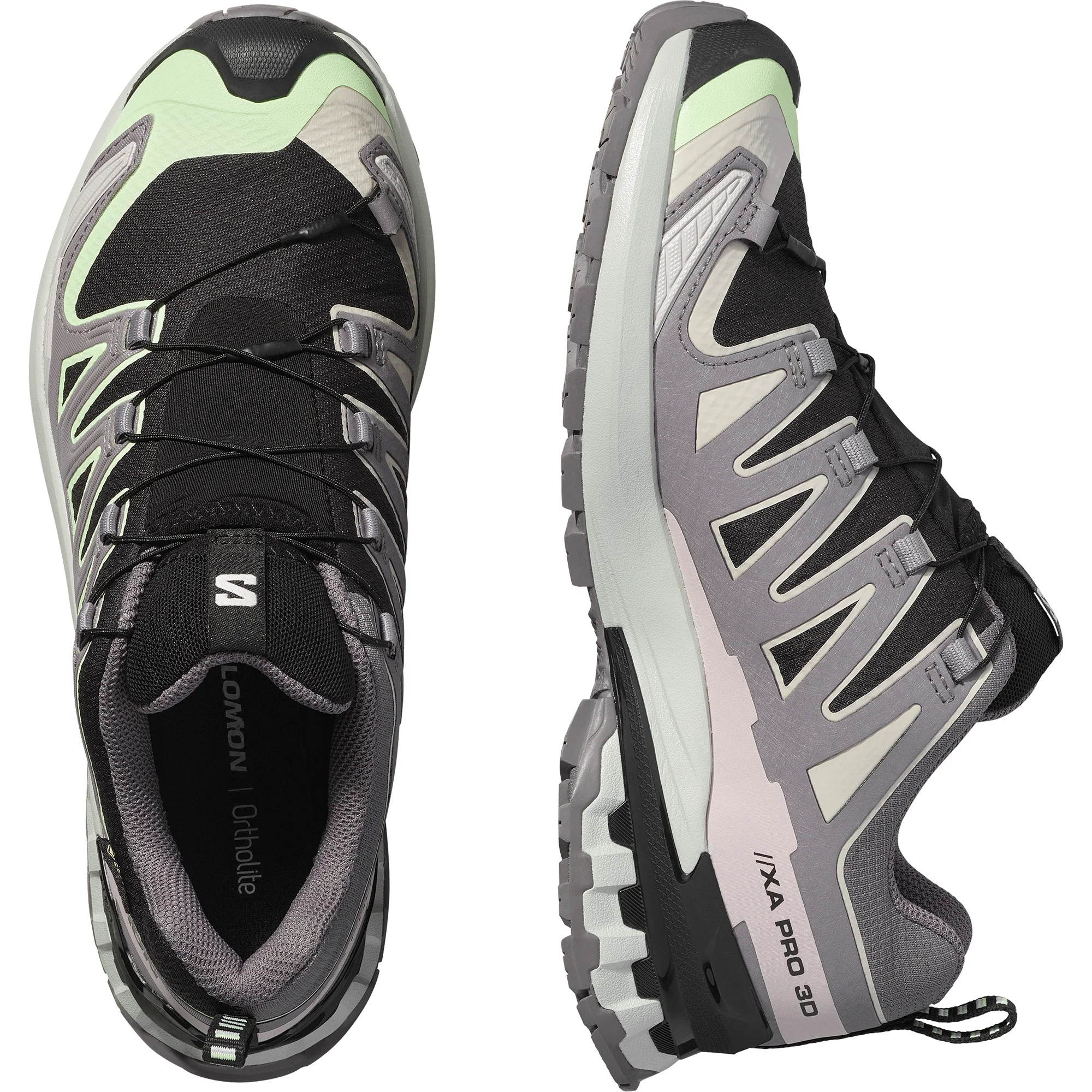 SALOMON - SCARPE DONNA XA PRO 3D V9 GTX BLACK/PATING/GRYVIO W.XA.PRO.3D.V9.G - immagine 5