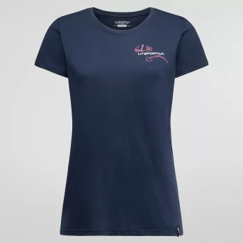 LASPORTIVA - T-SHIRT DONNA CLIMB FLOWER  NIGHT SKY ZACT199
