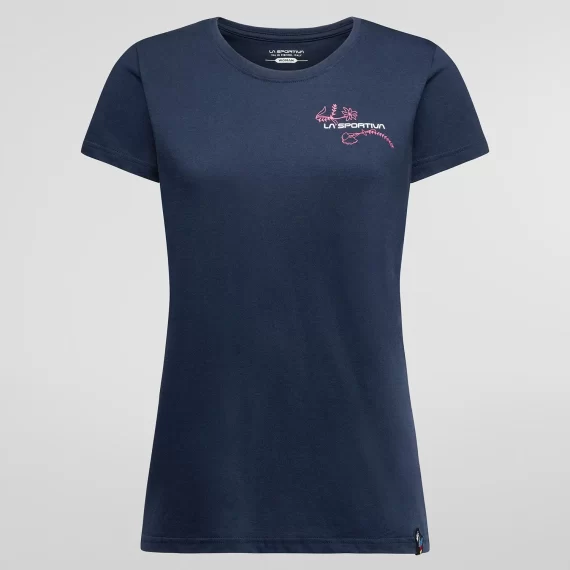 LASPORTIVA - T-SHIRT DONNA CLIMB FLOWER  NIGHT SKY ZACT199