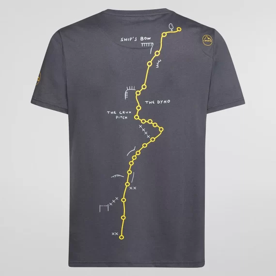 LASPORTIVA - T-SHIRT DAWN WALL  919919 ONYX F52 - immagine 2