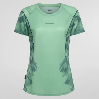 LASPORTIVA - T-SHIRT DONNA PACER  737646 ASPEN GREEN NIGHT SKY Q55