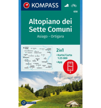 KOMPASS - ALTOPIANO SETTE COMUNI ASIAGO  - 658