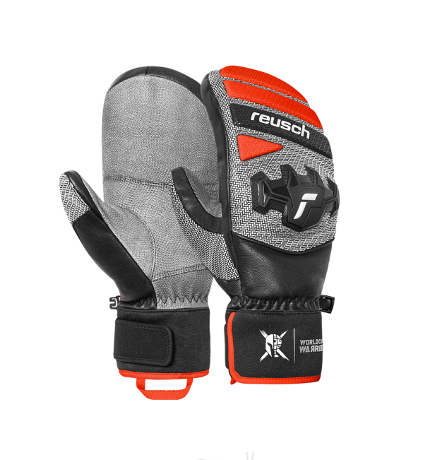 REUSCH - MOFFOLA WORLDCUP WARRIOR BLK/SILVER FLUO RED 6511422 - immagine 2