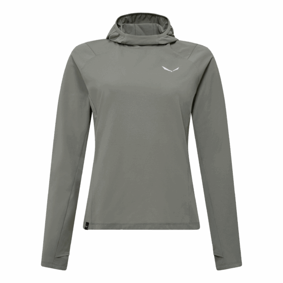 SALEWA - T-SHIRT DONNA PUEZ SUN HOODIE  5130 SHADOW 29099