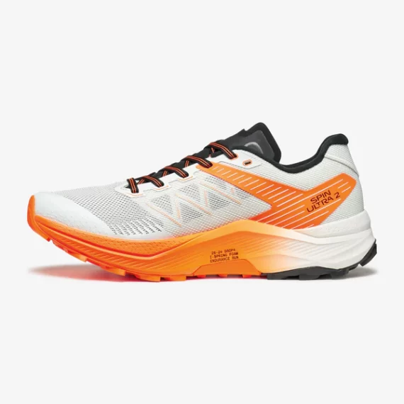 SCARPA - SCARPE SPIN ULTRA 2  ICE-ORANGE FLUO 33068.351 - immagine 2