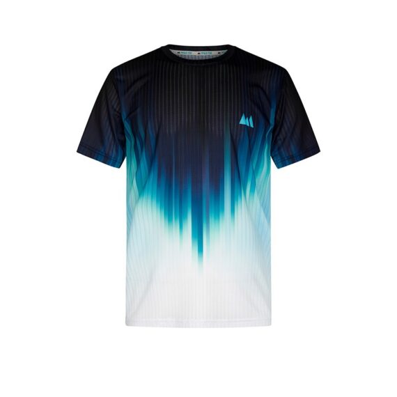 WILDTEE - T-SHIRT RACE MAN  BLACK WTRACE