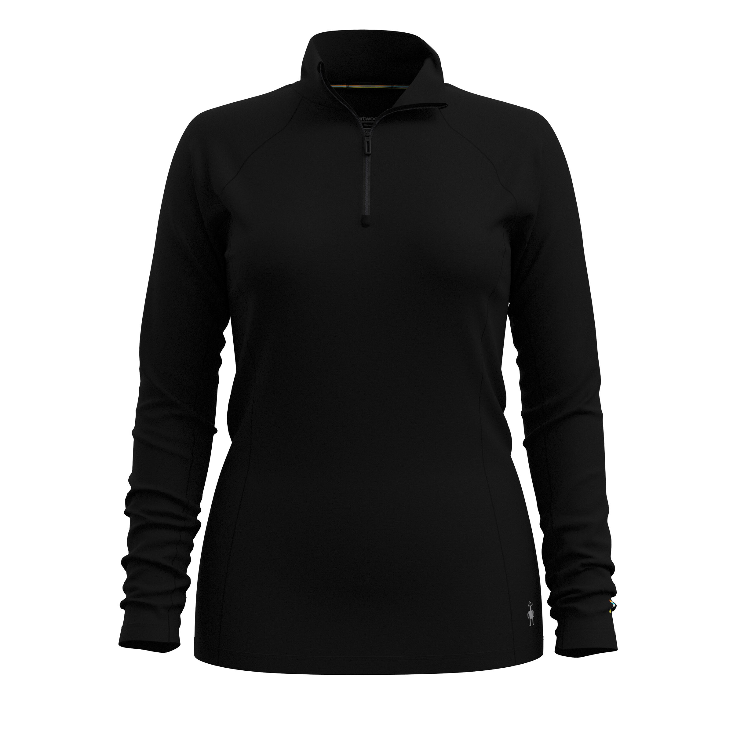 SMARTWOOL - MAGLIA DONNA CLASSIC ALL-SEASON ZIP 0011 BLACK SW002827