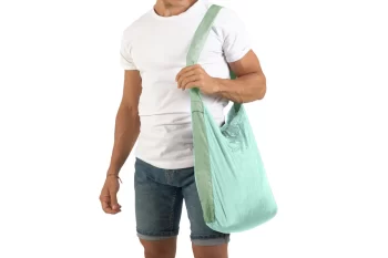 TICKET TO THE MOON - BORSA ECO BAG MEDIUM  MINT/JADE GREEN TMEBM