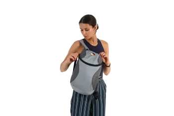 TICKET TO THE MOON - ZAINO MINI 15 LT.  LIGHT GREY/DARK GREY TMMBP