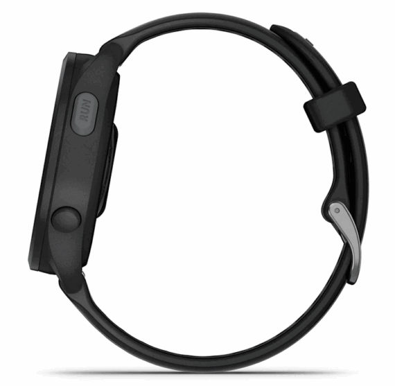 GARMIN - OROLOGIO GPS FORERUNNER 165 BLACK  BLACK/SLATE GREY 02863-20 - immagine 4