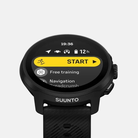 SUUNTO - GPS RUN ALL BLACK SILICONE  ALL BLACK SILICON STRAP SS051272000 - immagine 2