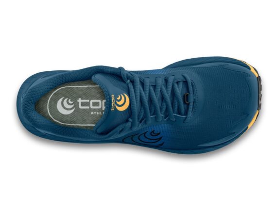 TOPO ATHELTIC - SCARPE MTN RACER 4  NAVY/ORANGE M089 - immagine 3