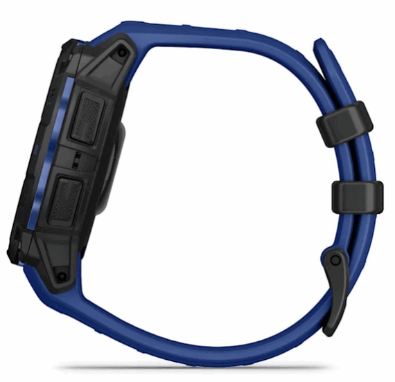 GARMIN - OROLOGIO GPS INSTINCT 3 45MM AMOLED SUPERNOVA COLLECTION BLACK BOLT BLUE/BLACK 02936-03 - immagine 6