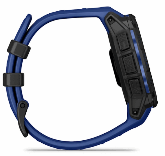 GARMIN - OROLOGIO GPS INSTINCT 3 45MM AMOLED SUPERNOVA COLLECTION BLACK BOLT BLUE/BLACK 02936-03 - immagine 4
