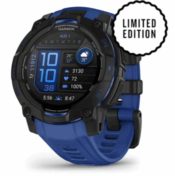 GARMIN - OROLOGIO GPS INSTINCT 3 45MM AMOLED SUPERNOVA COLLECTION BLACK BOLT BLUE/BLACK 02936-03
