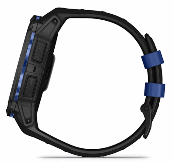 GARMIN - OROLOGIO GPS INSTINCT 3 50MM AMOLED SUPERNOVA COLLECTION BLACK BLACK/BOLT BLUE 03020-03 - immagine 4