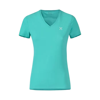 MONTURA - T-SHIRT DONNA SENSI  28 CARE BLUE MTVNU8W