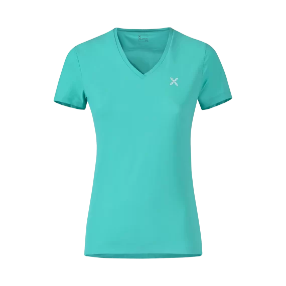 MONTURA - T-SHIRT DONNA SENSI  28 CARE BLUE MTVNU8W