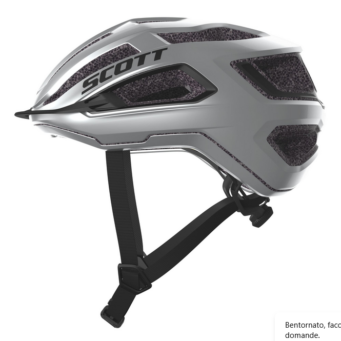 SCOTT - CASCO ARX (CE) VOGUE SILVER/BLACK 275195 - immagine 2
