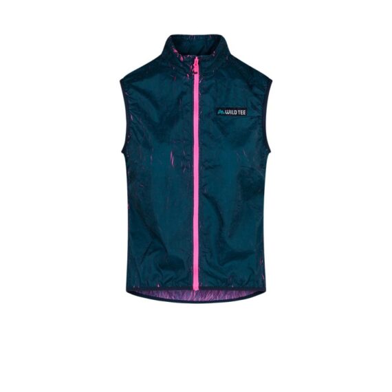 WILDTEE - GILET DONNA LAVA WIND VEST  BLU/FUCHSIA WT760